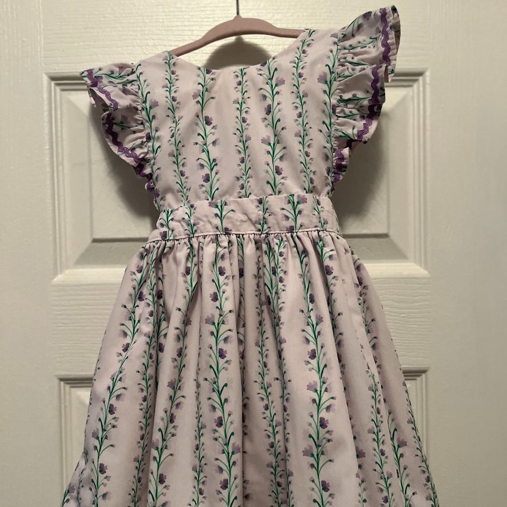Lavender Smockingbird Dress